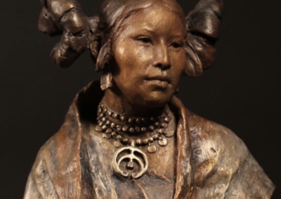 John Coleman Maiden Form Second Mesa sculpture, 10.5" x 7" inches